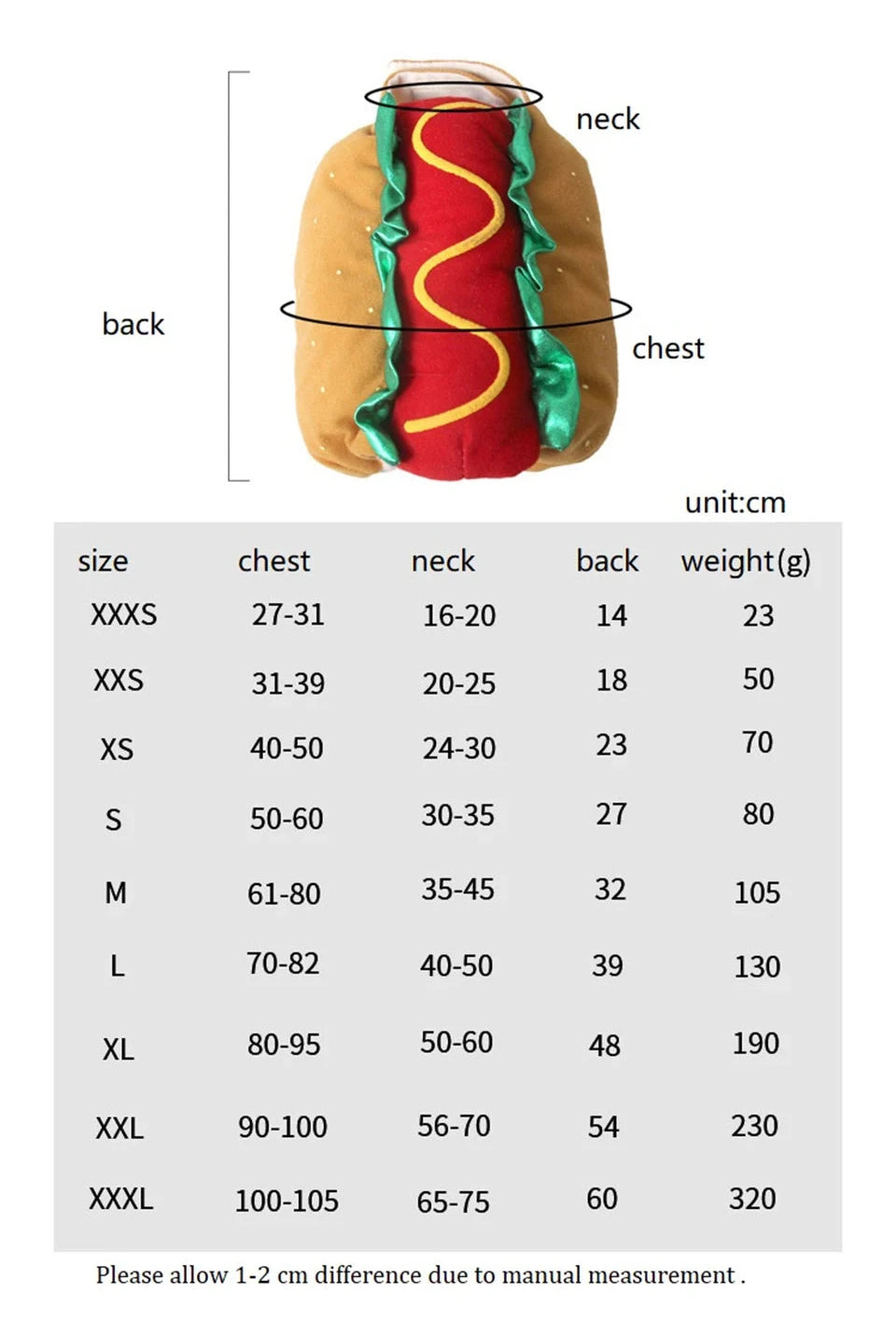 Hot Dawg - Hot Dog Costume